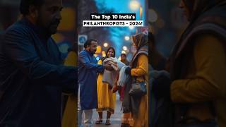 The Top 10 India's Philanthropists – 2024!#StartupStory #Philanthropist #India