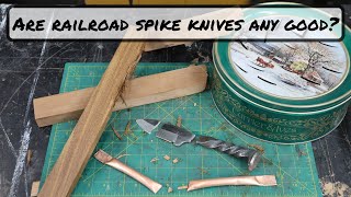 Performance testing a railroad spike knife and breaking it to see the grain structure | knife making