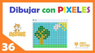 36 🟠 Como hacer una  PIZARRA de DIBUJO con Píxeles de colores. Ideal para PLÁSTICA🎨 e  INFORMÁTICA 💻