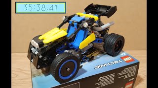 LEGO 42164 - Off-Road Race Buggy - timelapse - LEGO BUILDING RACE - unboxing