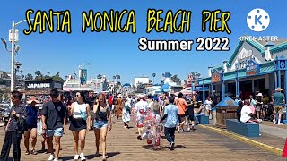 SANTA MONICA BEACH PIER l Summer 2022 l Los Angeles l California