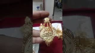 1 gram jhale and jhumki real gold polish tikau