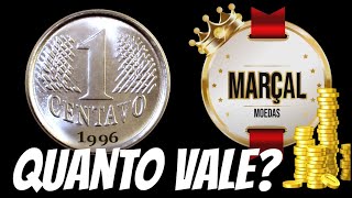 Moeda de 1 centavo inox de 1996, Quanto Vale?