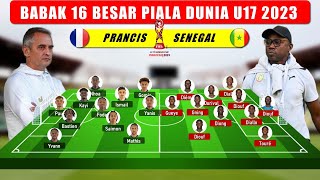 PRANCIS VS SENEGAL | 16 Besar Piala Dunia u17 Indonesia 2023 | Live Streaming Vidio dan Indosiar