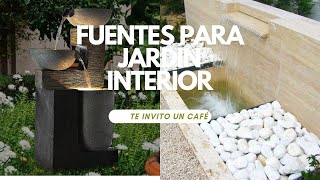 INTEGRA UN POCO DE FRESCURA Y RELAJACIÓN A TU HOGAR CON ESTAS INCREÍBLES FUENTES PARA INTERIORES