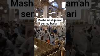 Masha Allah jema'ah berlari