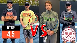 NTRP 4.5 Doubles Match Play - Neal & Hans vs Shane & Ivan