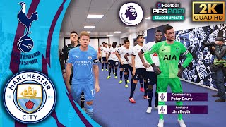 Spurs vs Man City - Grealish debut match ft. Kane, Romero | PES 2021 Realistic mod Gameplay