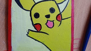 Easy Pikachu painting for beginners#viral #trending #youtubeshorts