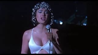 Salma Hayek busty dance in white!  #2  VIDEO LOOP!