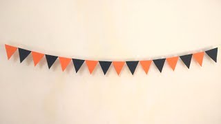 Handmade DIY Decorative Halloween Bunting Garland - Home Decor Wall Decoration