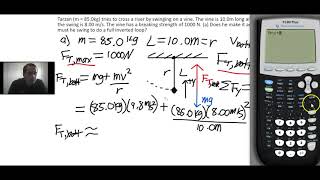 Non-Uniform Vertical Circle & Centripetal Force Problem