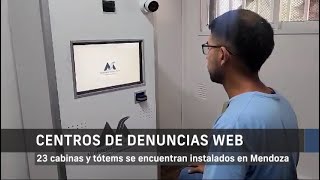 Casi 100 mendocinos acuden por día a los centros de denuncias web