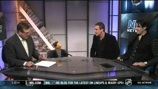 Brian Boyle, Jason Segel & The Muppets on NHL Live