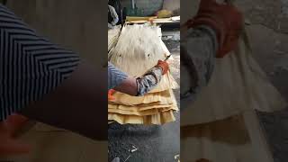 chinese Reconstituted & Engineered Wood Veneer natural real Ayous and Polar woods  INSPECTION