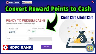 How to Redeem HDFC Credit Card Reward Points to Cash | HDFC Reward Points Redeem | Tezarock