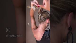 ✨come fare acconciatura serale veloce✨ #hairtutorial #hairstule #haircut #hairstyles 🦋