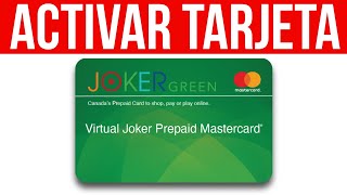 ✅Como ACTIVAR La Tarjeta De Joker MasterCard (Guía Paso a Paso)🔴