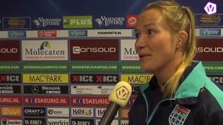 Carin Bakhuis: "Gretigheid PEC Zwolle Vrouwen heel mooi"