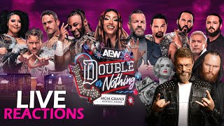 AEW DOUBLE OR NOTHING 2024 LIVE REACTIONS IN ITALIANO