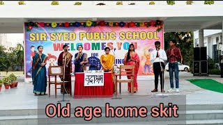 Skit on old age home | वृद्ध आश्रम नाटक हिंदी मे | SSPS UNNAO | Emotional video on old age home