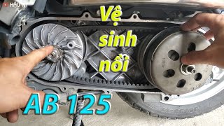 Vệ sinh nồi xe ga AB125_[Xe & Tự Sửa Xe]