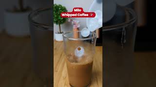 Check Out This Viral Milo Whipped Coffee #shorts #coffee #whippedcoffee