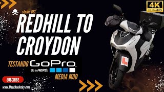 Testando minha gopro media mod Redhill to Croydon.