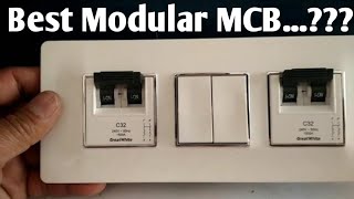 MCB MODUALR  INSTALL ll How to Anchor UNO Modular MCB install in Modular Board.Naresh Kumar