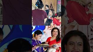 Kajol Devgn At Sindoor Khela at North Bombay Durja Puja 2024