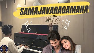 Samajavaragamana Piano Cover | #AlaVaikunthapurramuloo |  Allu Arjun | సామజవరగమనా  | Rishabh DA