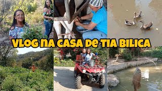 VLOGANDO NA CASA DE TIA BILICA NA ROÇA TEVE PESCA DE PEIXE UMA TARDE MARAVILHOSA