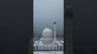 Dargah Hazrat bal Srinagar in snow  #dargah #srinagar #kashmir #kashmirheaven #beautiful