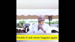 Kindiki sheds tears as he promises Kenyans that it will never happen again.