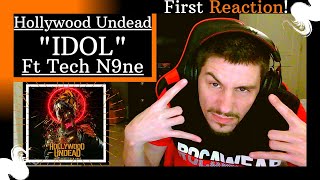 Hollywood Undead - "Idol" ft Tech N9ne [REACTION] (Official video) | THOSE BEAT DROPS WERE INSANE!!!