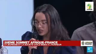 28eme Sommet Afrique-France (2021) : l'échange sans concession des jeunes avec Emmanuel Macron