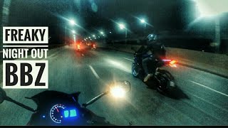 freaky night ride | R15 | CBR | KPR | Kawasaki Z125 |born biker|