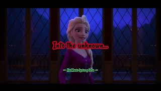 Frozen 2 — "Into the Unknown"(by Idina Menzel y AURORA)canción completa//(video+letra y lyrics)