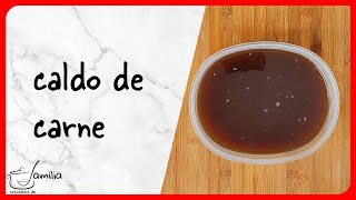 Quer aprender a fazer caldo de carne ? (nada de cubos)