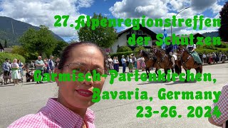 Parade here in Garmisch-Partenkirchen , Bavaria Germany 2024