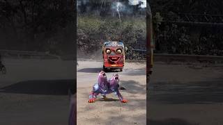 Amazing❗❗ TRUCK FUSO ZOMBIE🧟 🧟Truk Oleng, Truck Gost, Monster #shorts #youtubeshorts