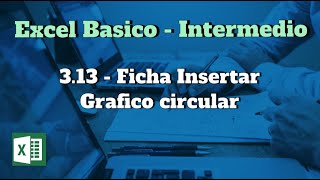 3.13. Ficha Insertar  - Insertar Grafico circular en Excel