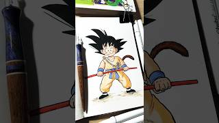 Easy and simple cute Goku drawing #shorts #cute #goku #kids #easy #simple #viralvideo #youtube