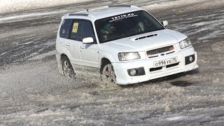 TomskTrack \\Time atak на озере \\ Subaru Forester STI