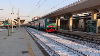 FS Carrozze PR+E464.301 in partenza da Salerno