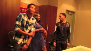 Diggy Simmons and Trevor Jackson Shmoney Dance in Chicago W/ Drea O