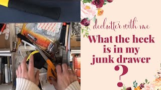 Declutter with me: the junk drawer