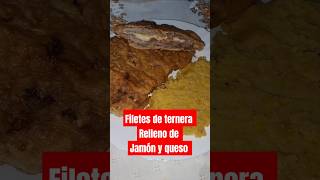 Filete de ternera relleno de jamón y queso #cocinacubana