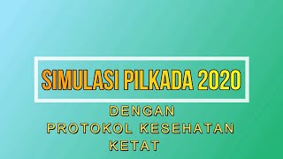 SEPERTI INILAH CONTOH TPS PILKADA 2020  DENGAN PROKES KETAT