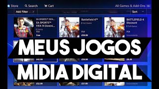 MEUS JOGOS PS4 | MÍDIA DIGITAL